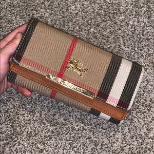 FABRIC BURBERRY WALLET